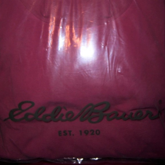 NEW Eddie Bauer Long Sleeve Beet Colored Top Size - Picture 5 of 6